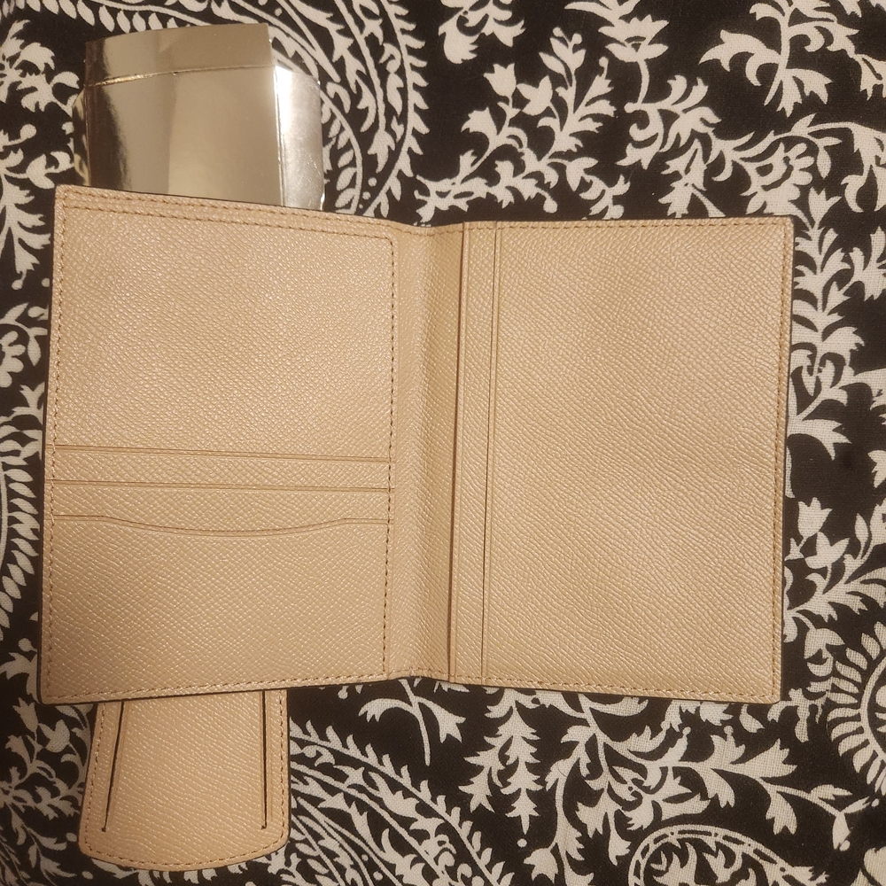 Coach Glittering Gold Passport Holder - Picture 4 of 4